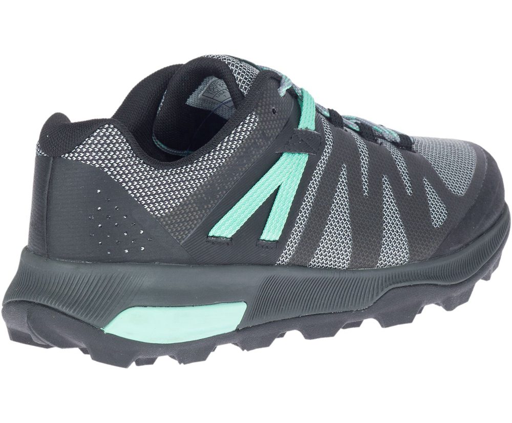 Merrell Hiking Shoes Black - Zion FST - Womens 94QRLAPOM